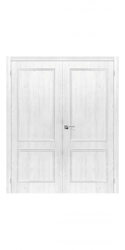 Двустворчатая дверь Симпл-12 глухая цвет 3D Shabby Chic