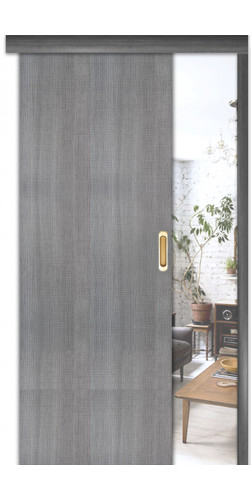 Раздвижная дверь глухая Порта 50 цвет Grey Crosscut