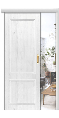 Раздвижная дверь Симпл-12 глухая цвет 3D Shabby Chic