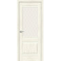 Межкомнатная дверь экошпон Прима-3 Nordic Oak со стеклом