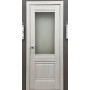 Межкомнатная дверь экошпон Прима-3 Nordic Oak со стеклом