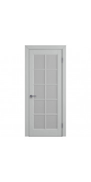 Дверь эмаль VFD Glanta Silver остеклённая