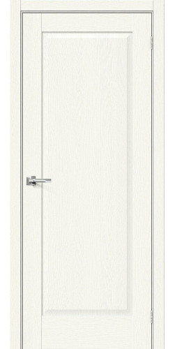 Межкомнатная дверь экошпон Прима-10 White Wood глухая