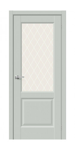 Неоклассик-33 Grey Matt / White Сrystal