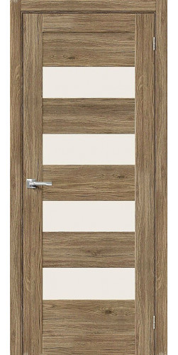 Межкомнатная дверь экошпон Браво-23 Original Oak со стеклом